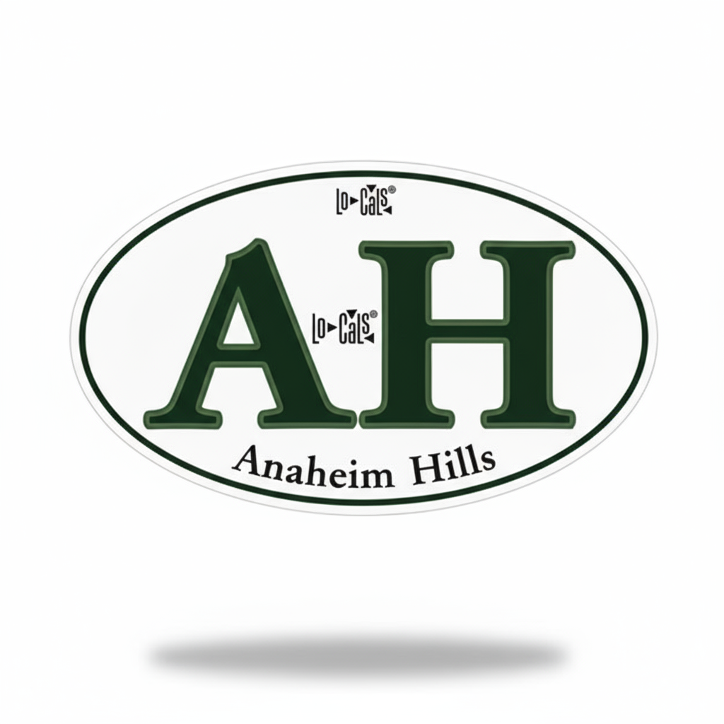 Anaheim Hills Decal
