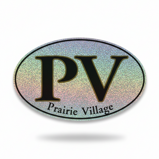 Prairie Village Decal(Sparkley)
