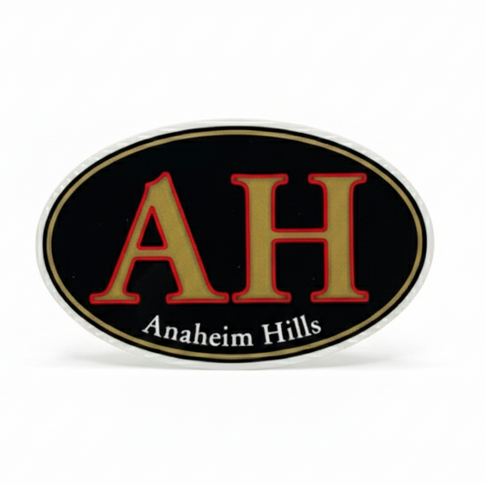 Anaheim Hills Decal(Black)