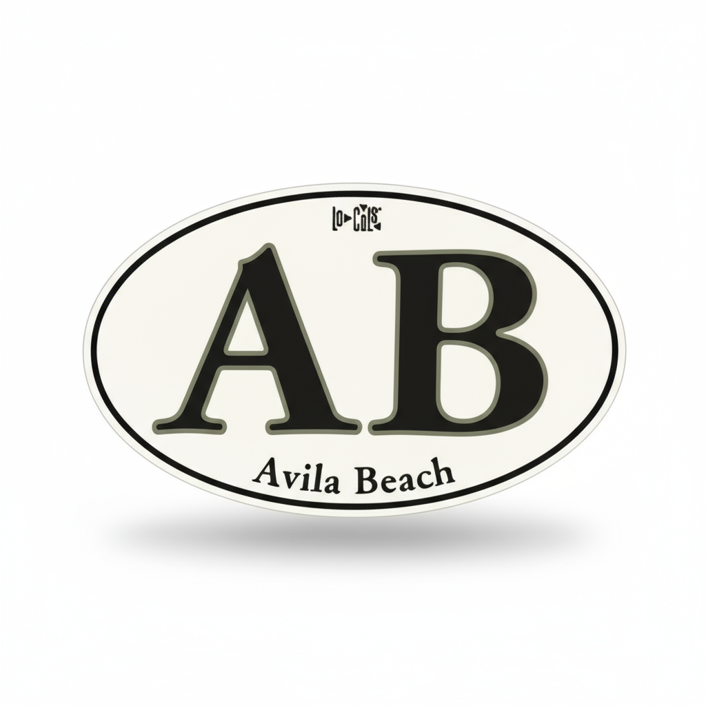 Avila Beach Decal