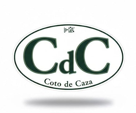 Coto De Caza Decal