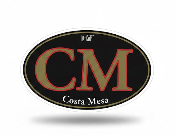 Costa Mesa Decal (Black)
